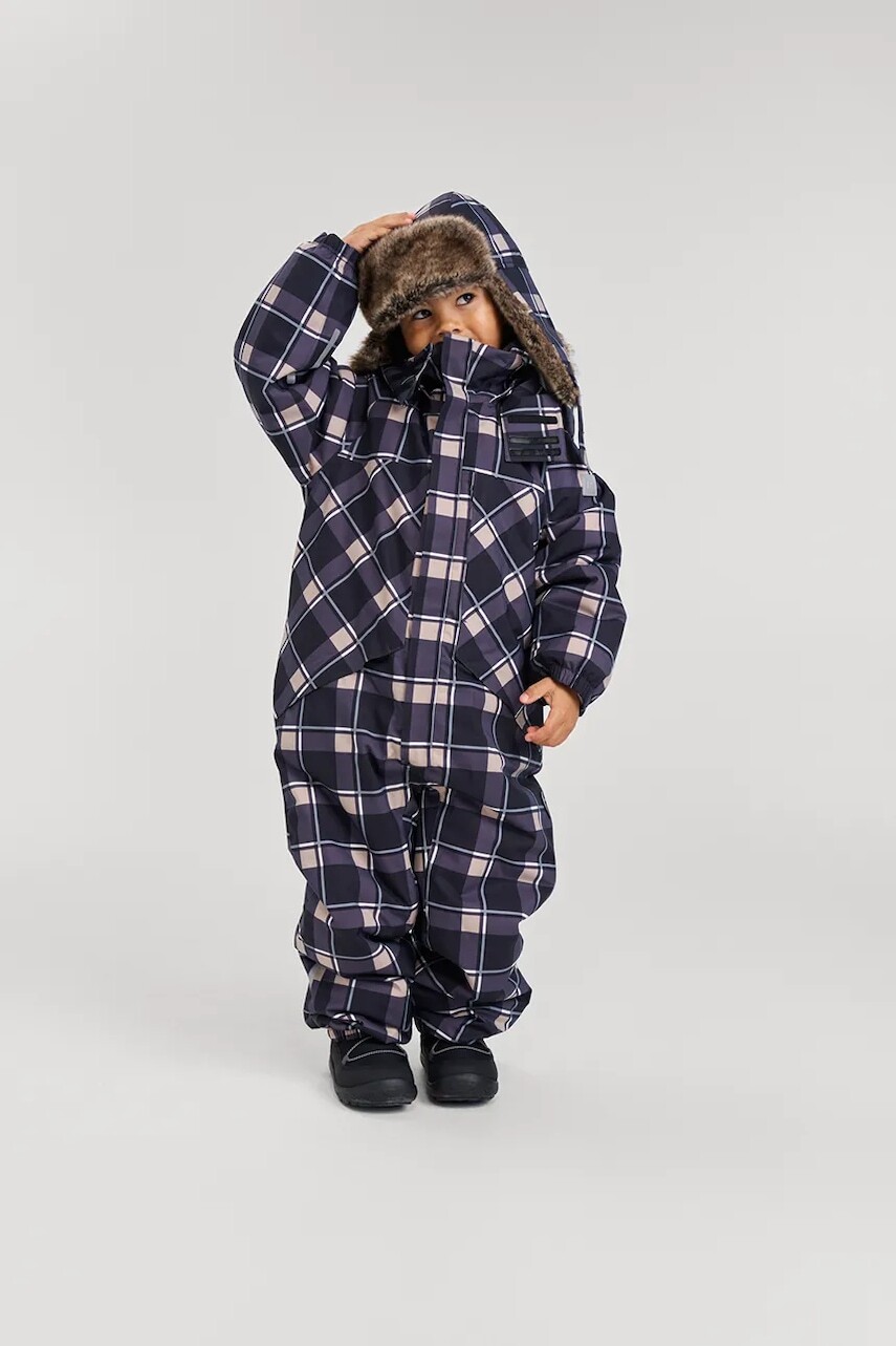 Detská čiapka Reima Ilves čierna farba, 5300111B