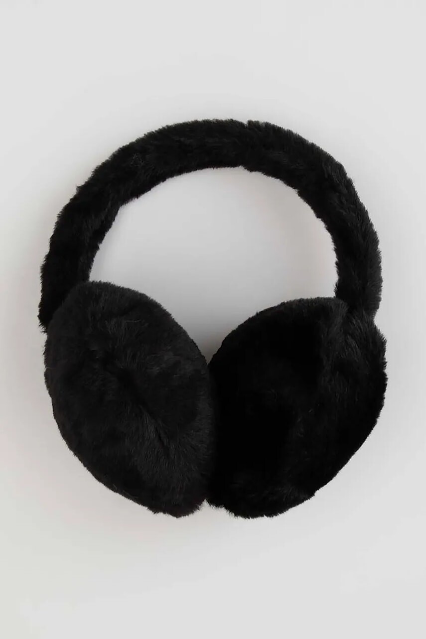 Detské chrániče na uši Coccodrillo čierna farba biela, ACCESSORIES