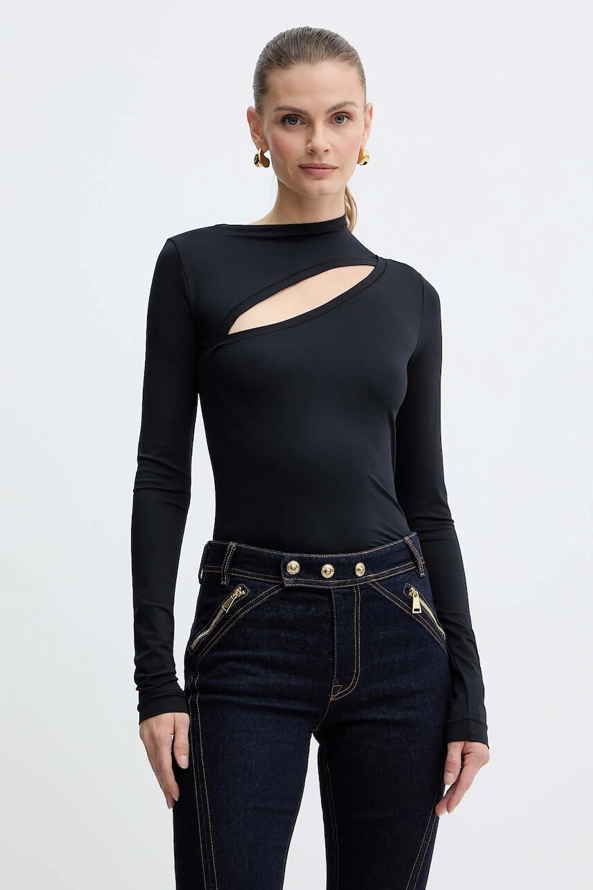 Tričko s dlhým rukávom Pinko čierna farba, 106085 A308