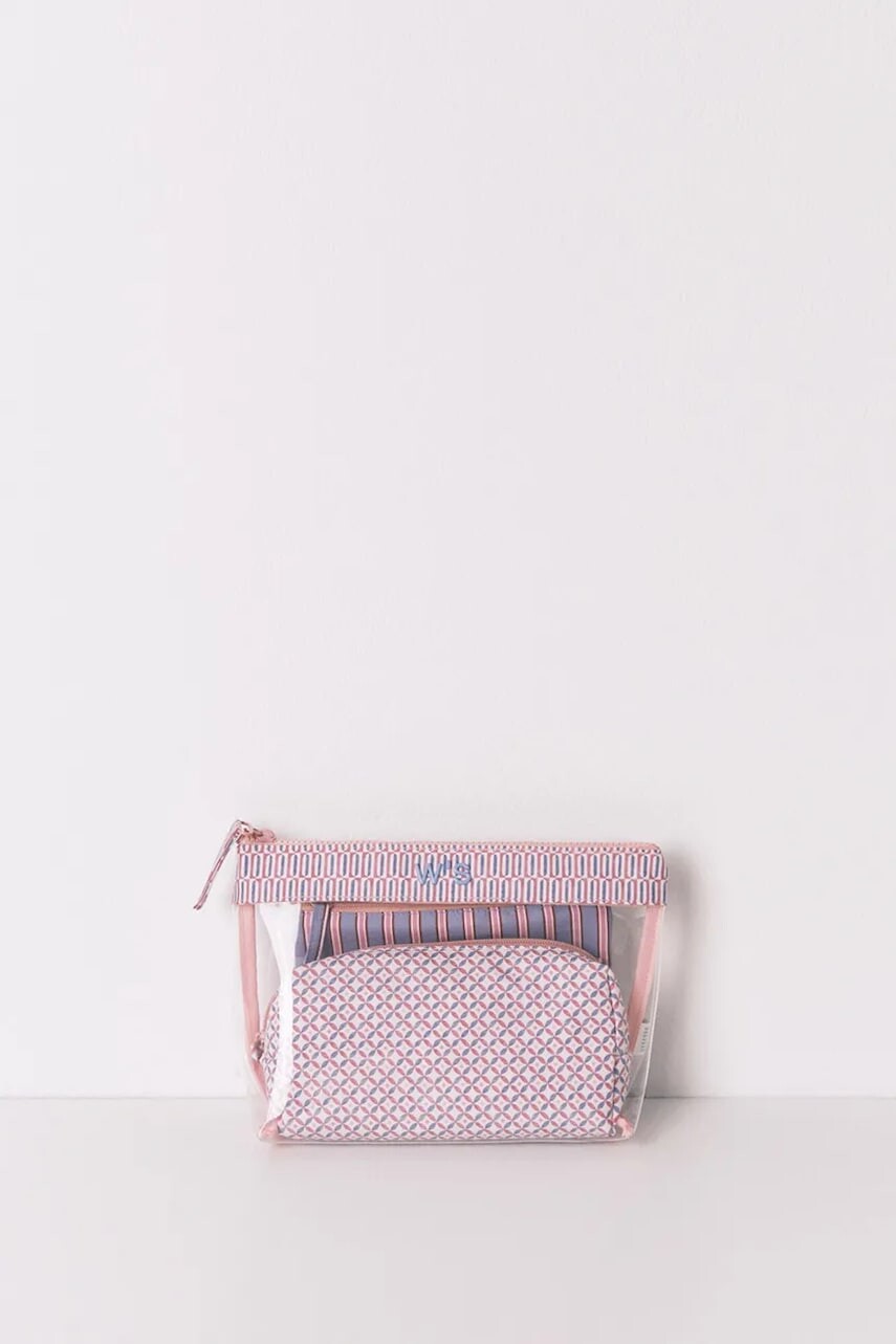 Kozmetická taška women'secret 3-pak fialová farba, 4842004