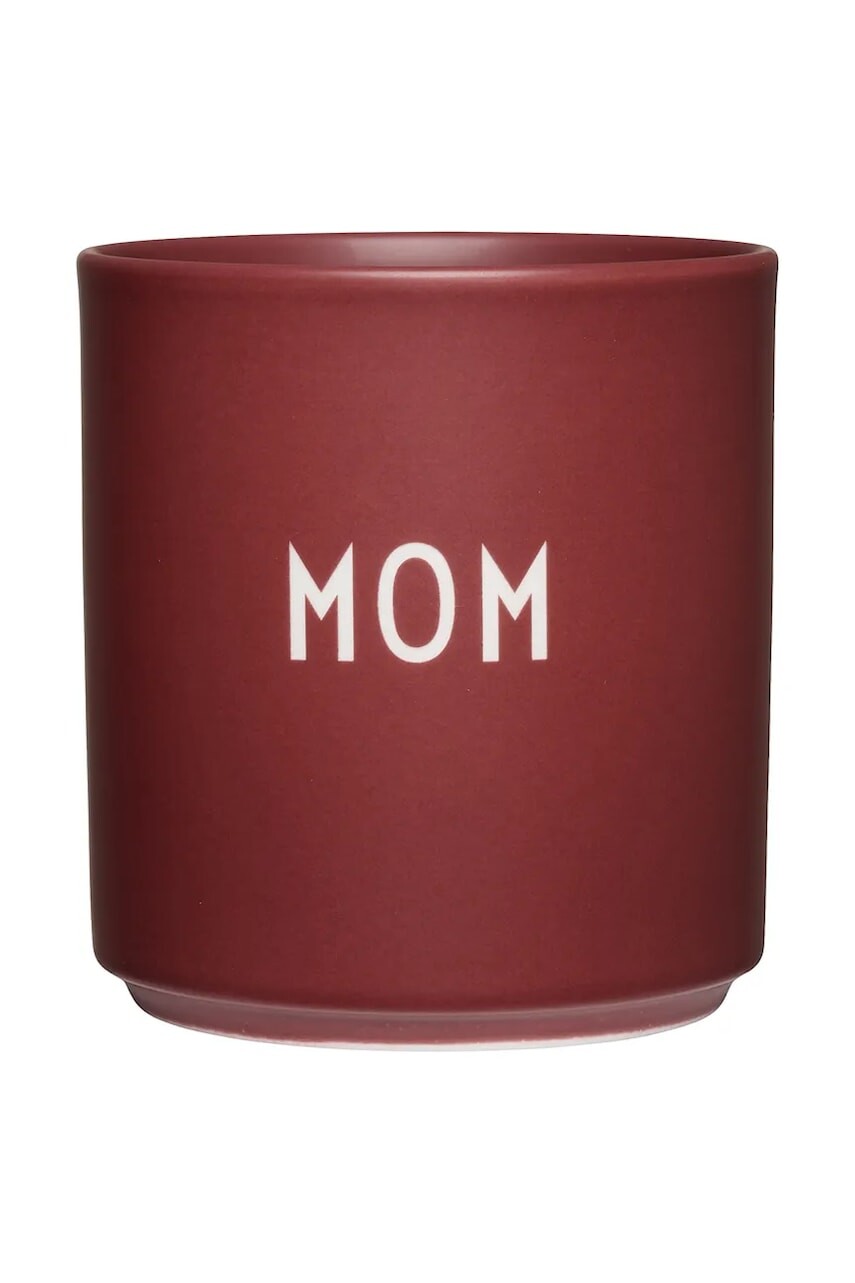 Hrnček Design Letters Favourite Cup 250 ml bordová farba