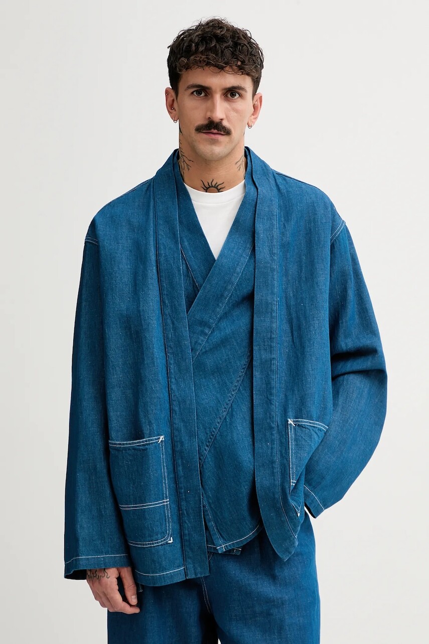 Sako s ľanovou prímesou Kenzo prechodné, FF55DV1436T1.DM