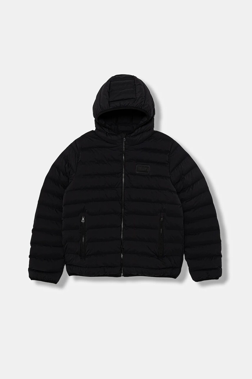 Detská bunda EA7 Emporio Armani čierna farba, 7B000228 AF15953