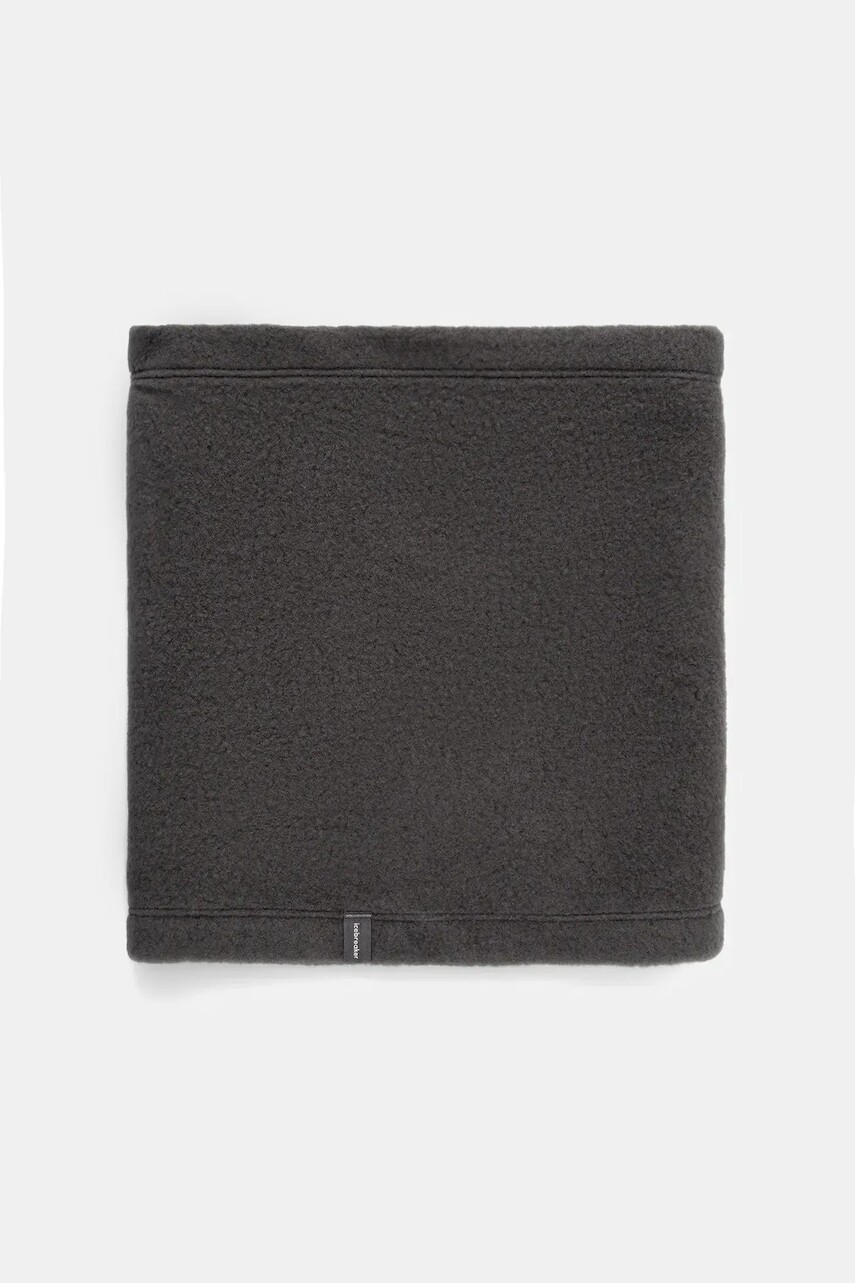 Šál typu komín s prímesou vlny Icebreaker Merino Blend 800 šedá farba, jednofarebná, IB0A57A80A11