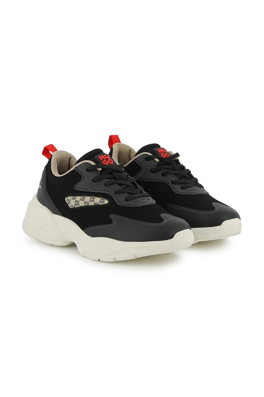 Detské tenisky HUGO čierna farba, G00535
