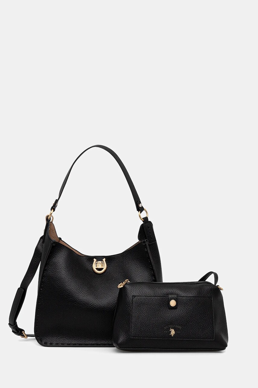 Kabelka U.S. Polo Assn. Middleton čierna farba, BIU0M8870WVP