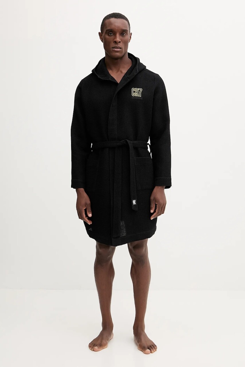 Župan CR7 Cristiano Ronaldo čierna farba, 8746.93.9