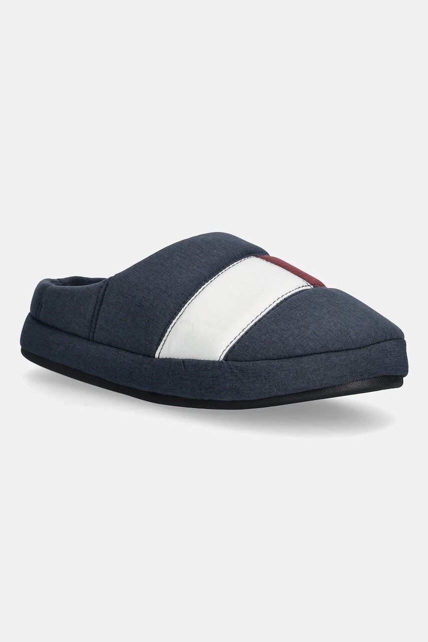 Papuče Tommy Hilfiger FLAG HOUSE SHOE tmavomodrá farba, FM0FM05613