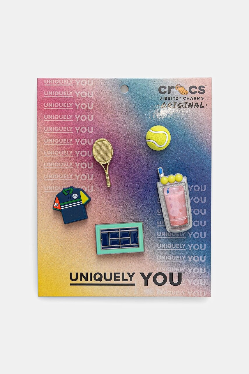 Detské odznaky na topánky Crocs Day at The Tennis Court 5 Pack 5-pak viac farieb, 10015083