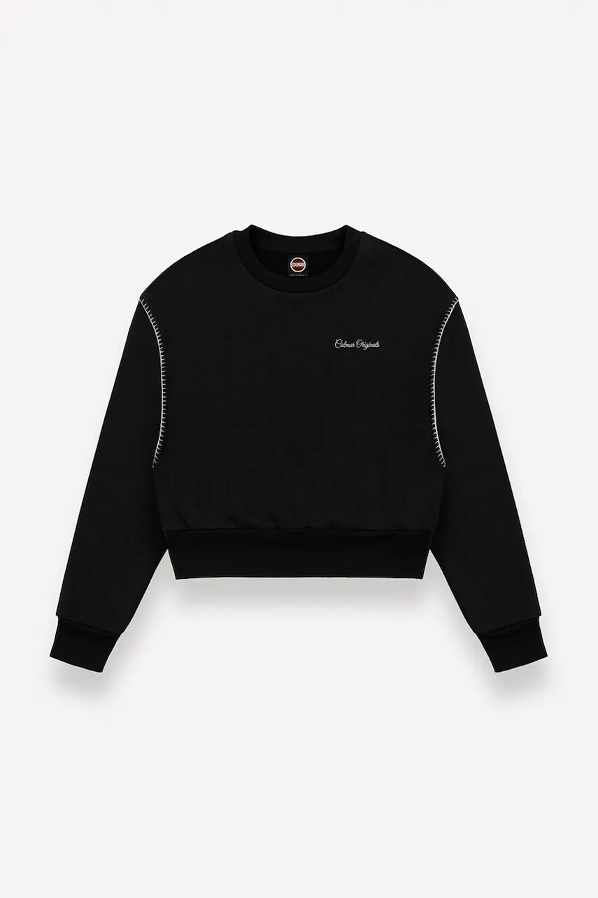 Mikina Colmar čierna farba, jednofarebná, 9249.3ZN