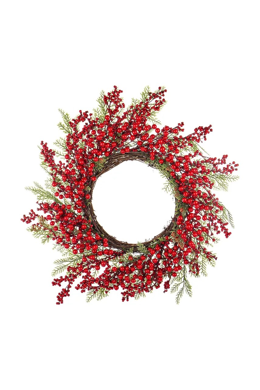 Vianočný veniec home & lifestyle 55 x 55 x 12 cm viac farieb