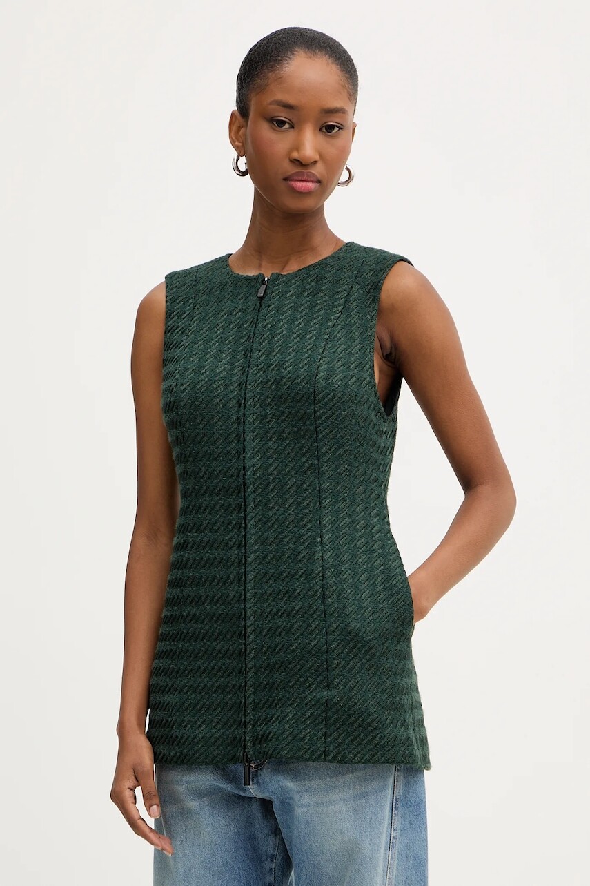 Vesta Armani Exchange zelená farba, jednoradová, XW000717 AF16208