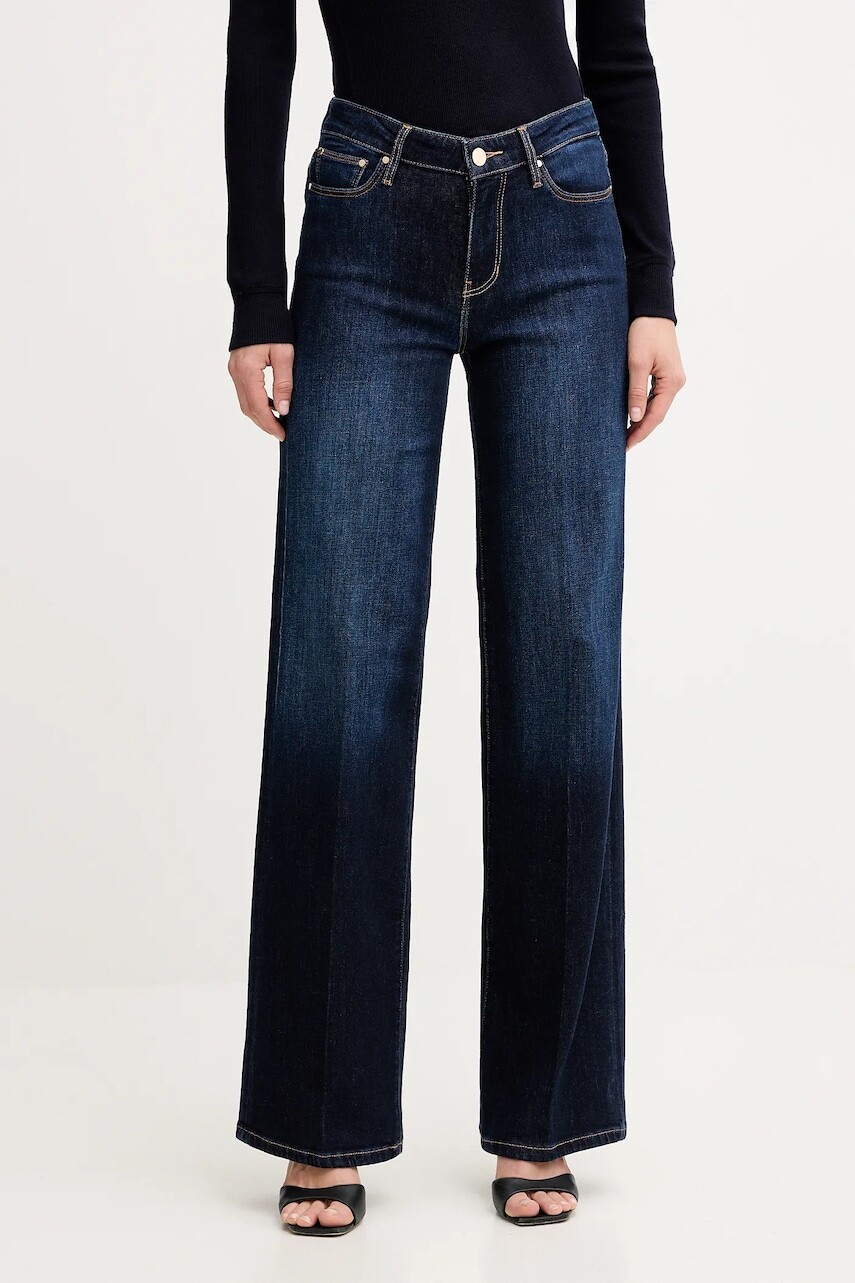 Rifle s prímesou kašmíru Guess tmavomodrá farba, W5BA96 D4U54