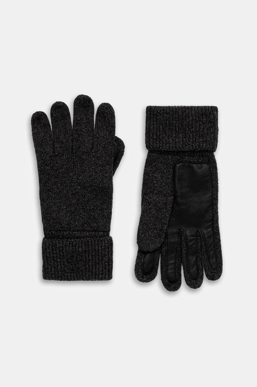 Rukavice s prímesou vlny Marc O'Polo šedá farba, 530626604012