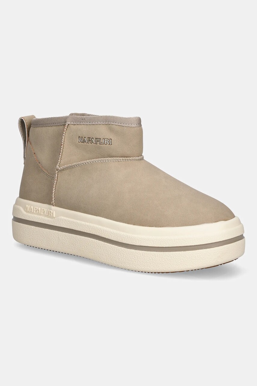 Snehule Napapijri F5GLACIER01/MIC béžová farba, NP0A8911 NB4