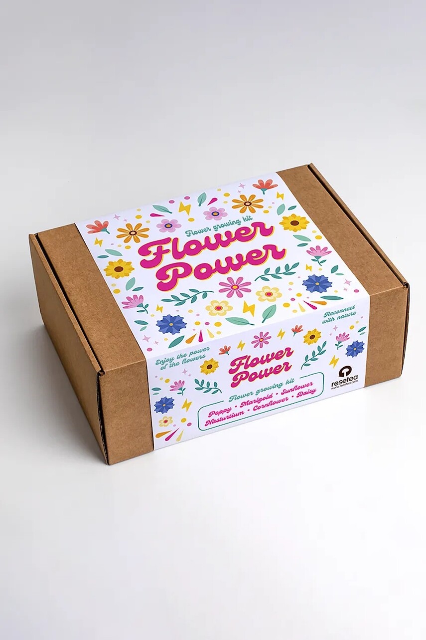 Sada na pestovanie kvetov RESETEA Flower Power 26,5 x 10 x 16 cm viac farieb