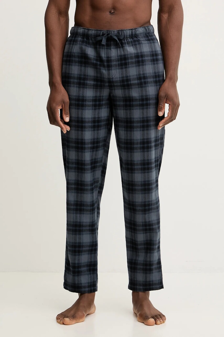 Bavlnené pyžamové nohavice Lindbergh tmavomodrá farba, vzorované, 30.997527