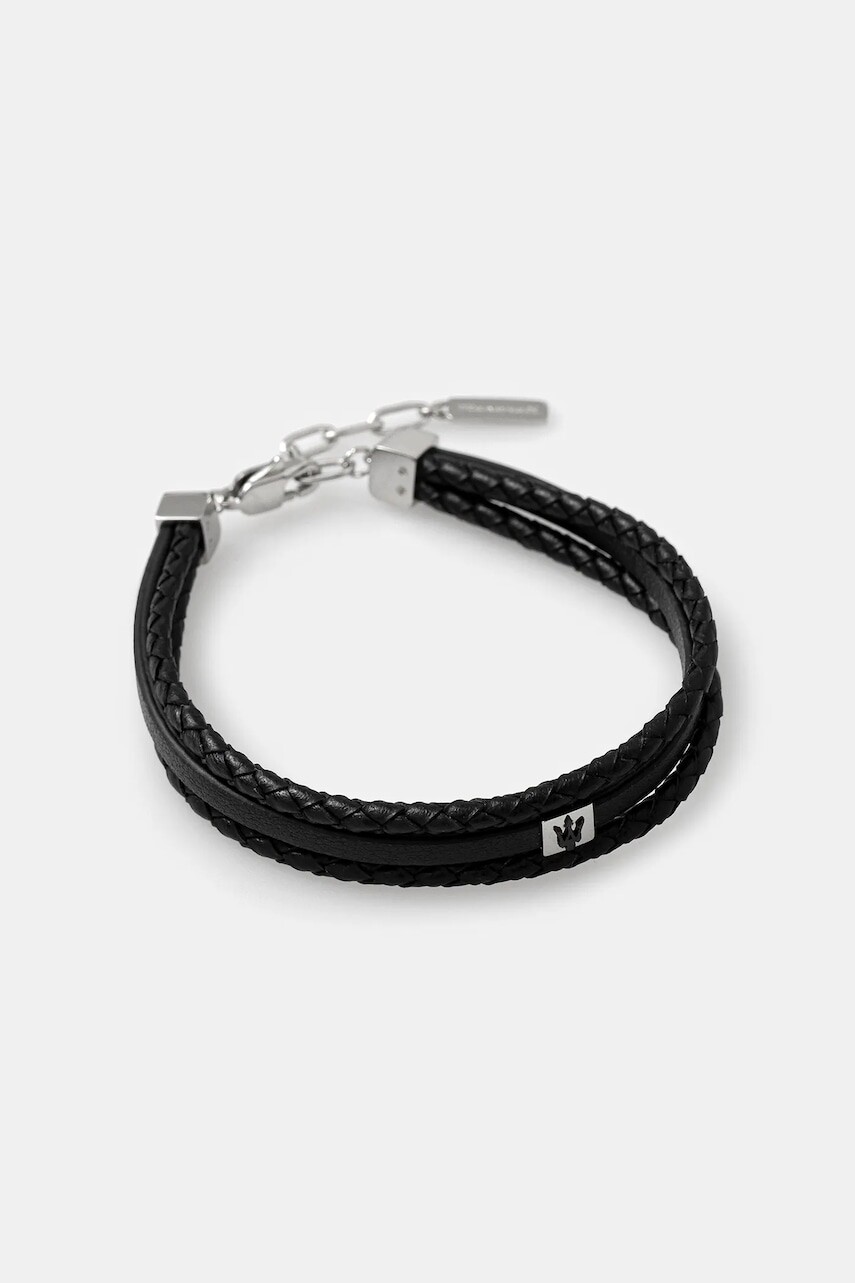 Kožený náramok Maserati LEATHER JM525AVE32