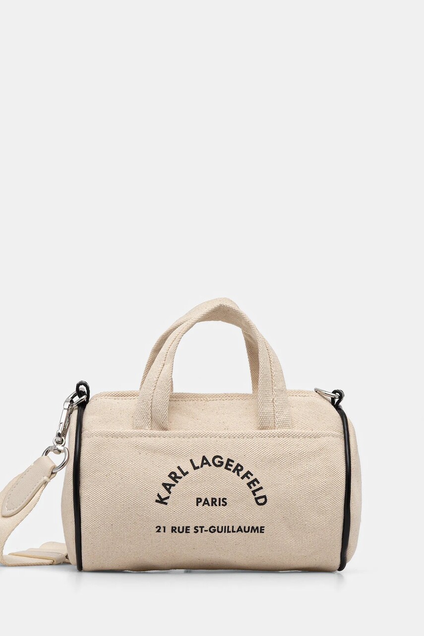 Kabelka Karl Lagerfeld K/RSG béžová farba, B1W50018