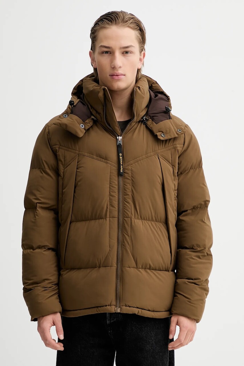 Bunda G-Star 0 zelená farba, zimná, D26885.D518