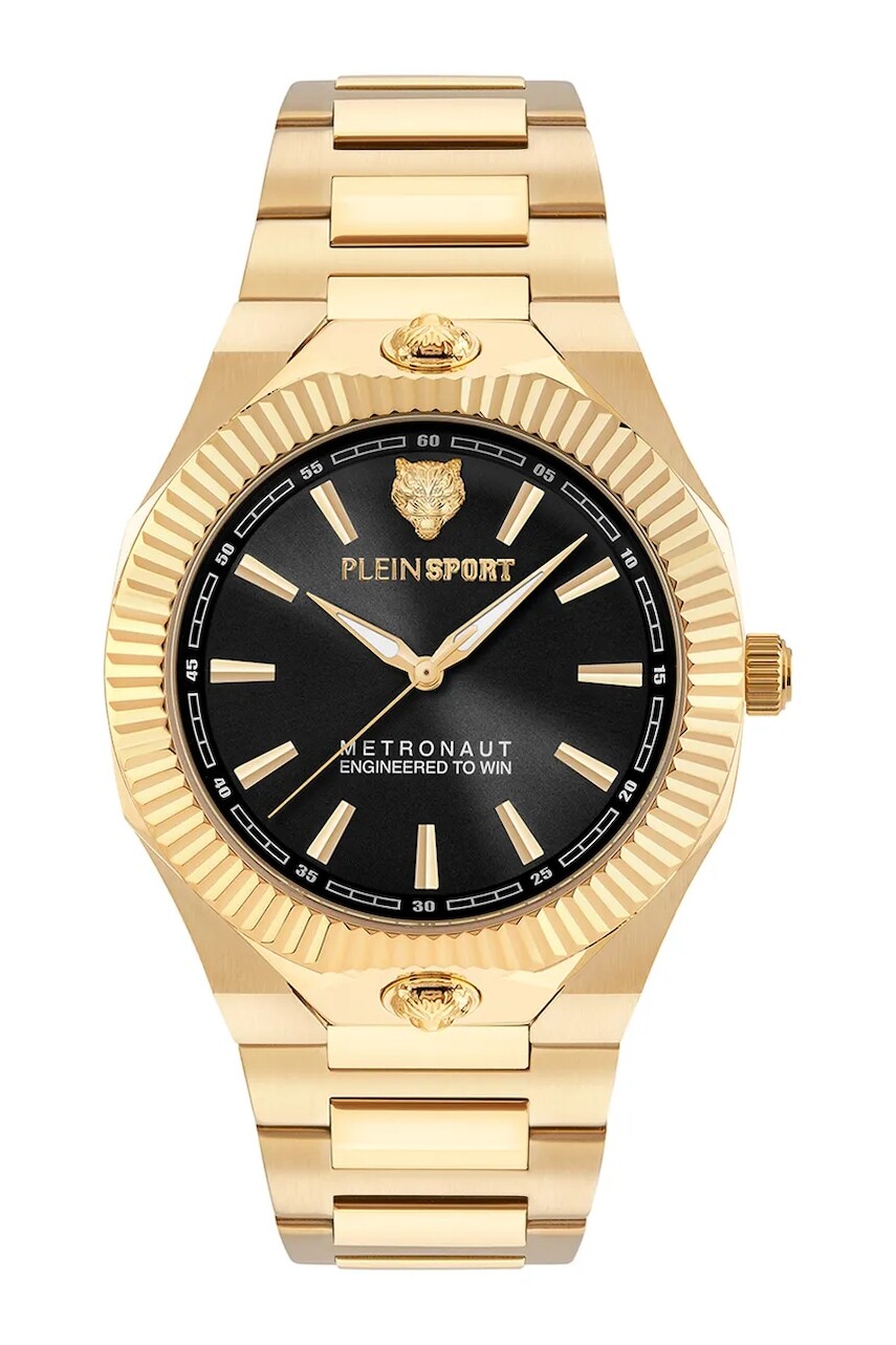 Hodinky PLEIN SPORT pánske, zlatá farba, PSCGA1025
