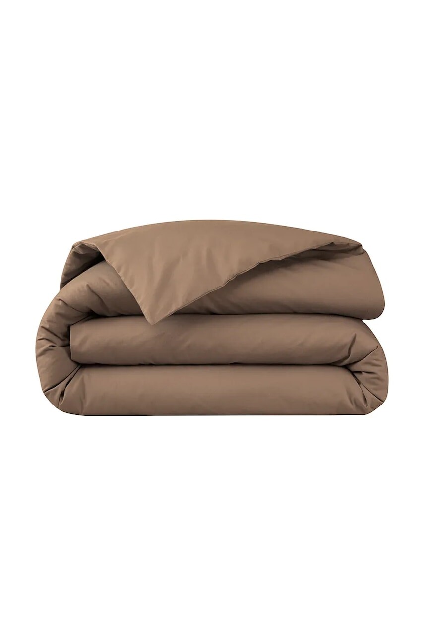 Bavlnená obliečka na prikrývku BOSS BEBOSS Camel 200 x 200 cm hnedá farba