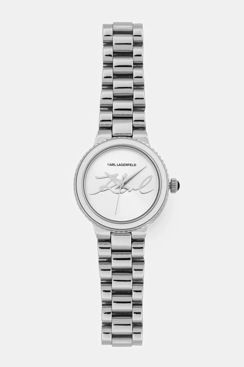Hodinky Karl Lagerfeld dámske, strieborná farba, R0553104509