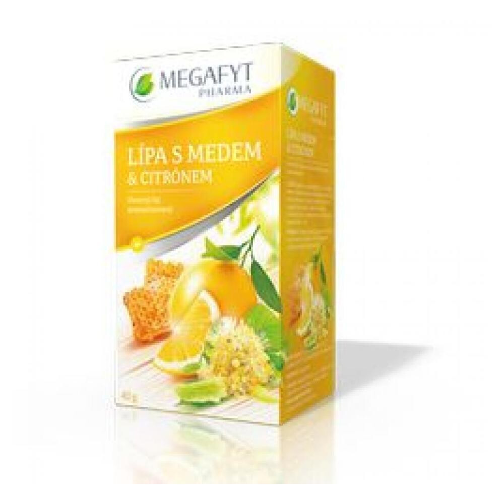 MEGAFYT Ovocny lipa, med, citron 20 x 2 g