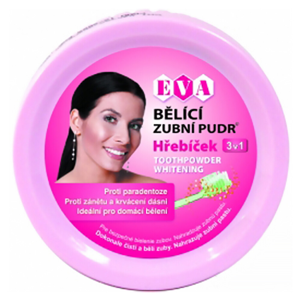 EVA Bieliaci zubný púder Klinček 30 g