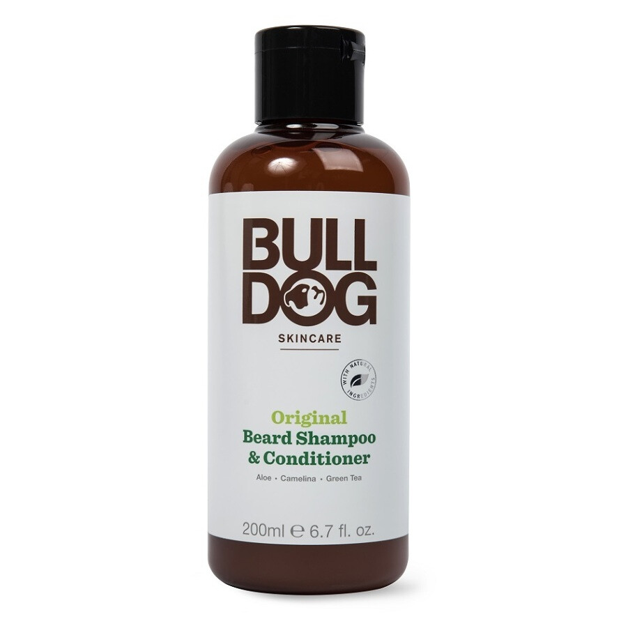 BULLDOG Šampón a kondicionér 2v1 na fúzy pre normálnu pleť Original Beard Shampoo & Conditioner 200 ml