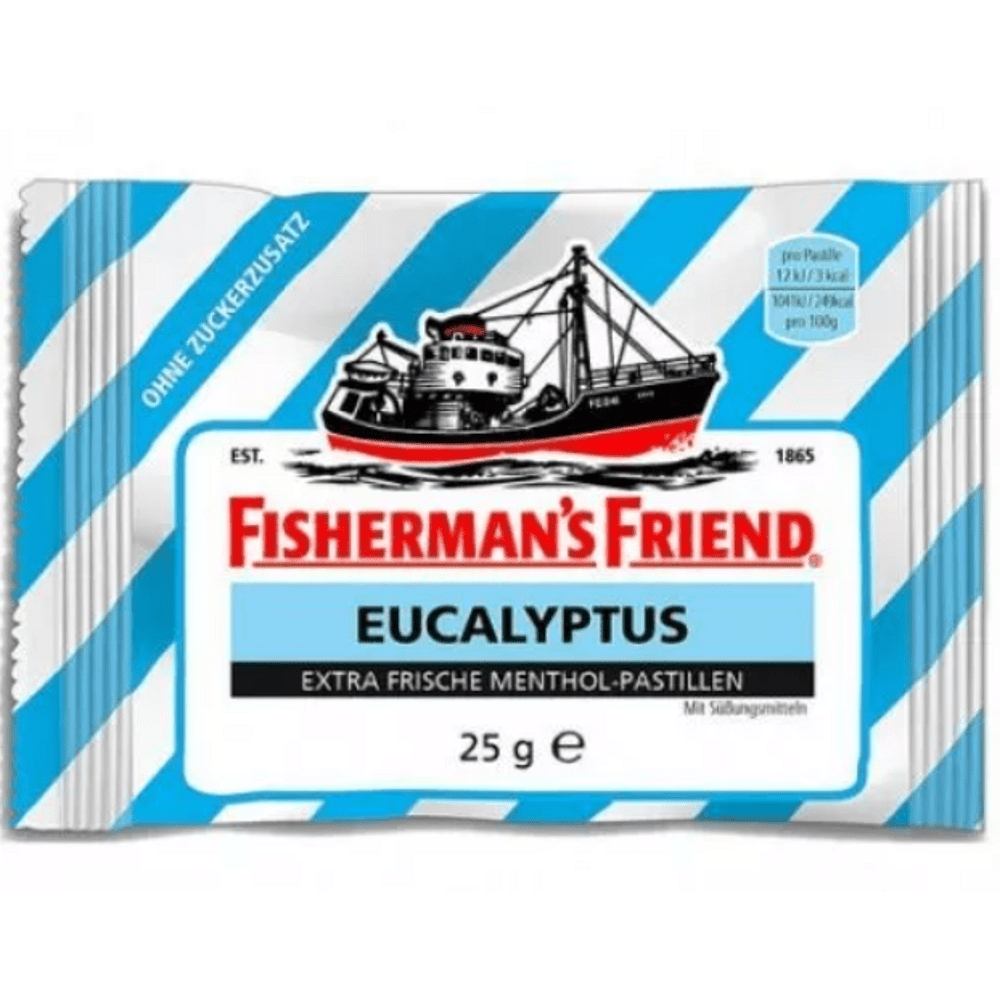 FISHERMANS Friend cukríky dia eukalyptus modré 25 g