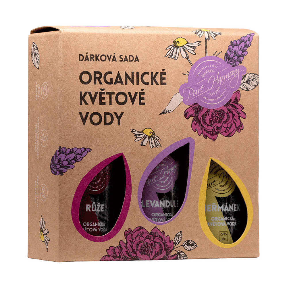 PURE HARMONY Darčeková sada Organickej kvetovej vody