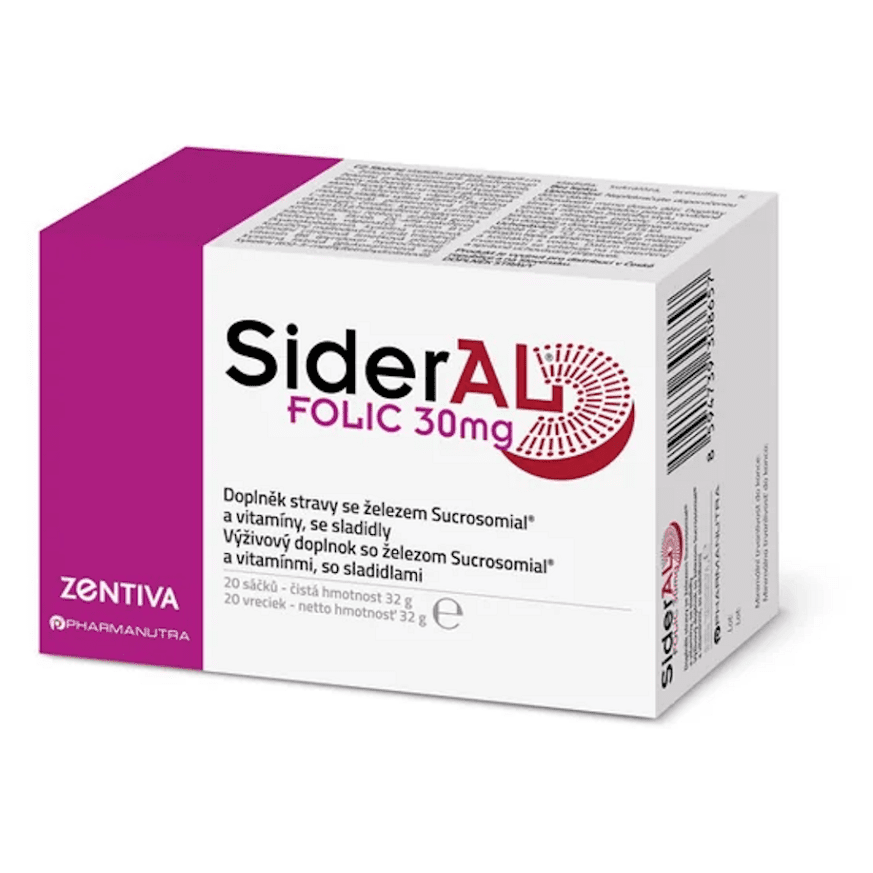 SIDERAL Folic 30 mg 20 sáčkov
