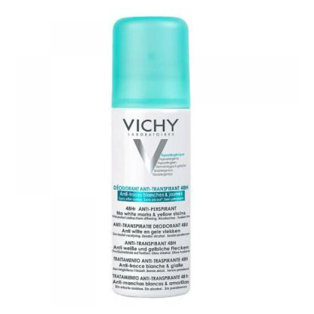 VICHY Deo antiperspirant spray bez škvŕn 125 ml