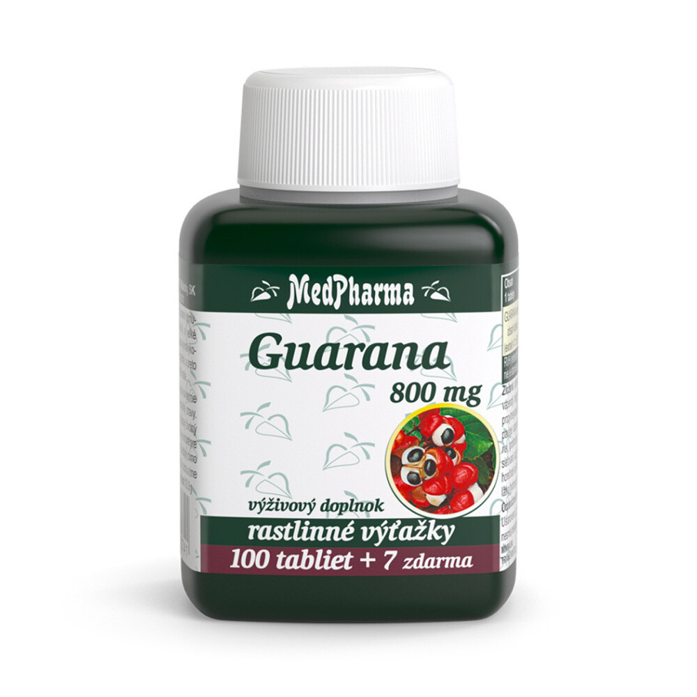 MEDPHARMA Guarana 800 mg 107 tabliet