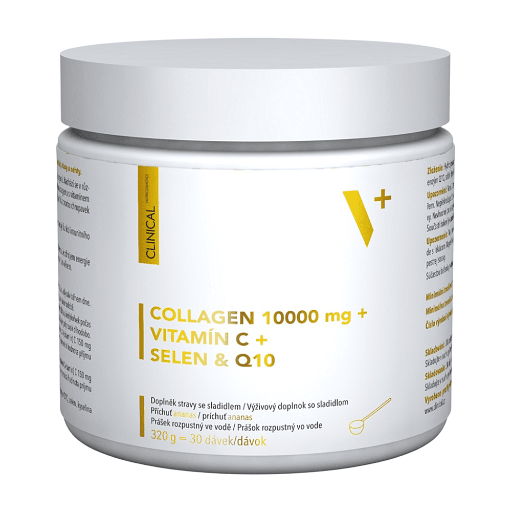 CLINICAL Collagen 10 000mg + vitamín C + selén & Q10 320 gramov
