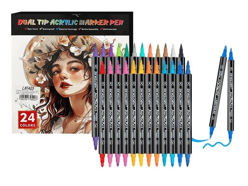 Fixy akrylové LTC LXFA03 24ks