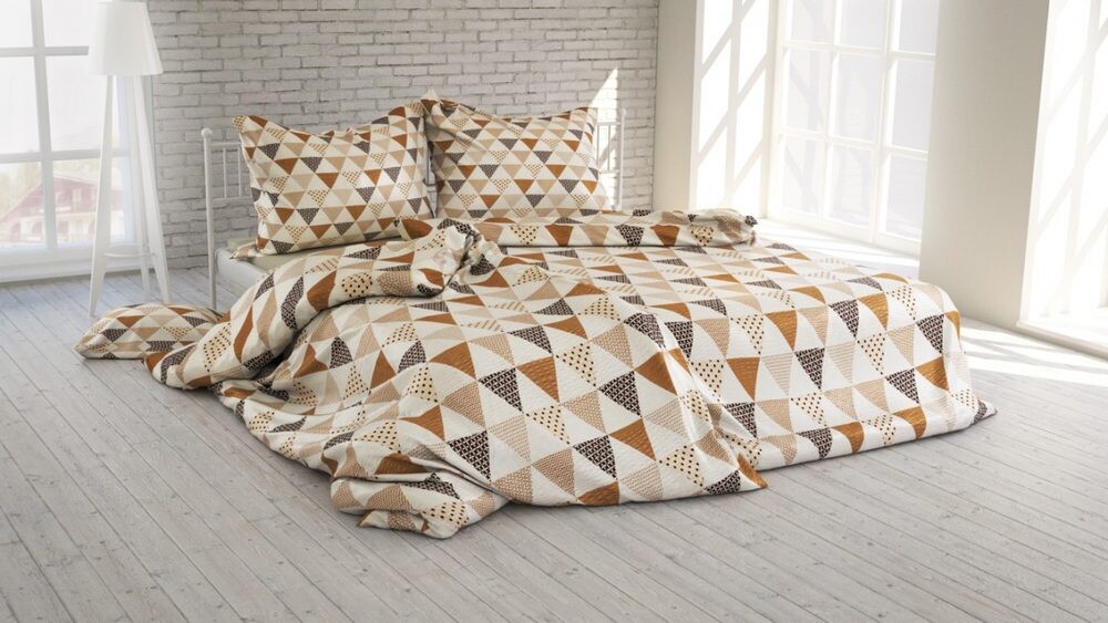 Polášek Bavlnené obliečky LENKA - Béžová | 140 x 200 cm / 70 x 90 cm