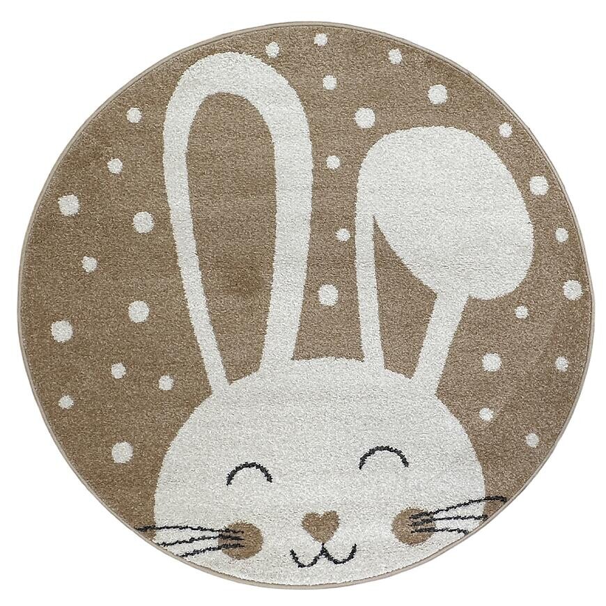 Koberec Frisee Sound Kids 1,2/1,2 kruh 40456 675 béžový