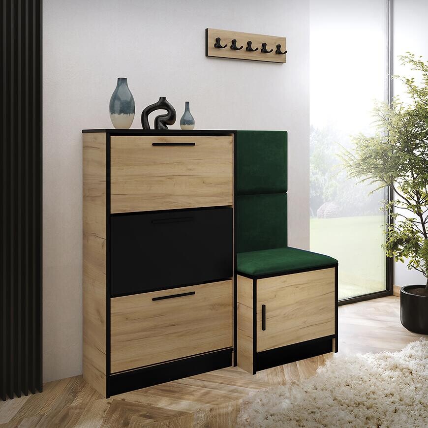 Skrinka na topánky Kpl Foli Craft + Zelená (KRONOS 19)