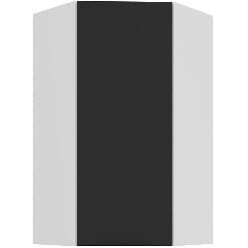 Kuchynská skrinka Aria-Bl/Wh Anti Fingerprint 60x60 Gn-108 1f (45°)