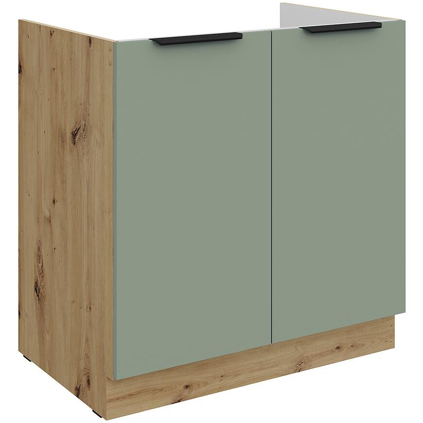 Kuchynská skrinka Aria-Sa/Ar Anti Fingerprint 80zl 2f Bb