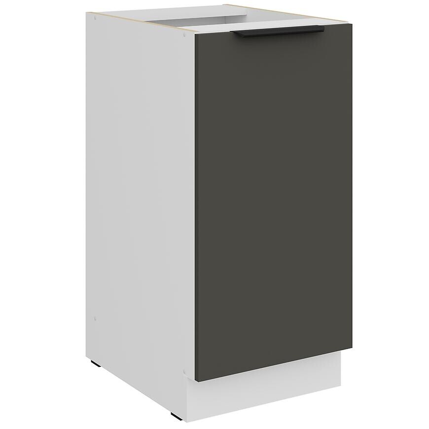 Kuchynská skrinka Aria-Gr/Wh Anti Fingerprint 40d 1f Bb