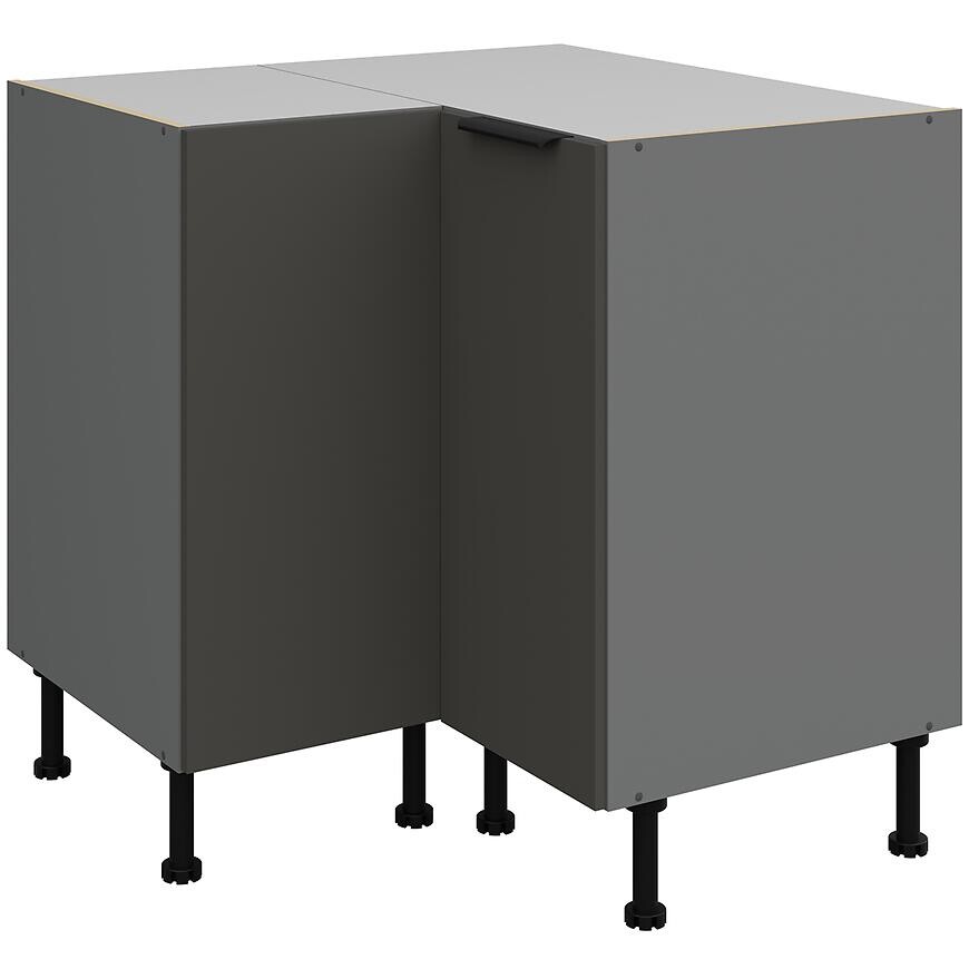 Kuchynská skrinka Aria-Gr/Ant Anti Fingerprint 90x90 Dn 2f Bb