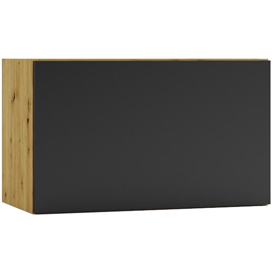 Kuchynská skrinka Cosmo Isabel W60 Okgr Čierny hrášok/Dub  Artisan