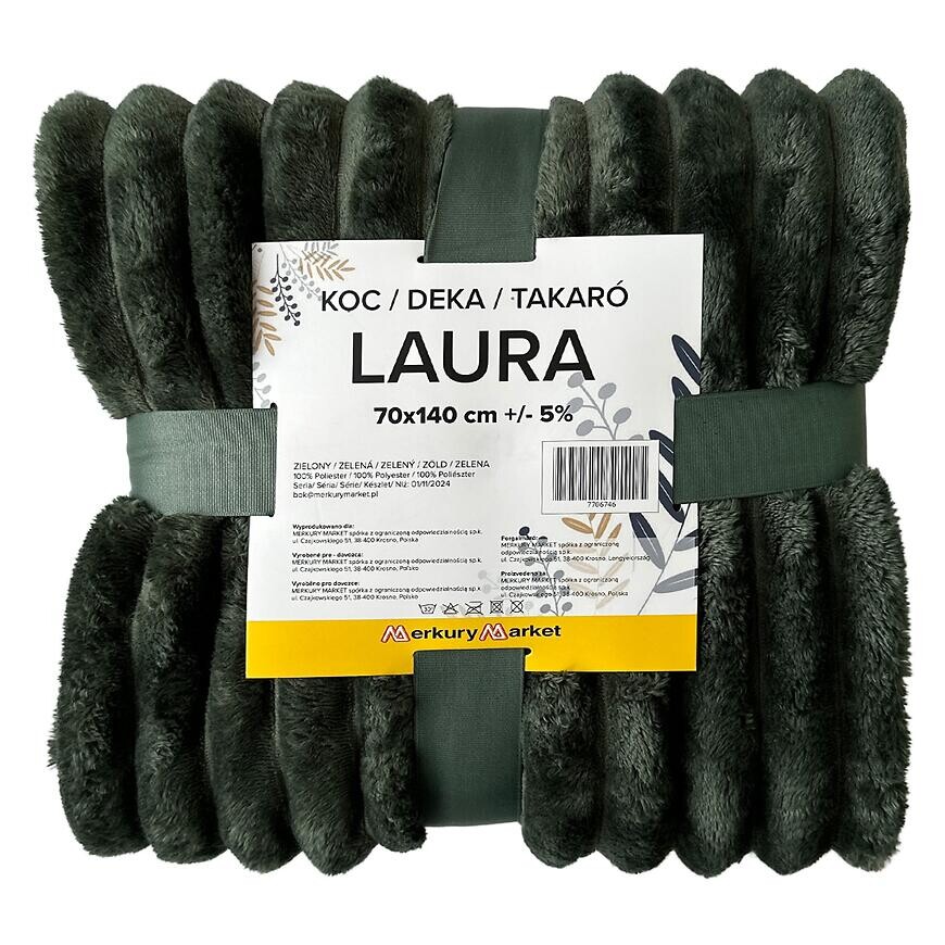 Deka Laura 70x140 cm 2 zelená