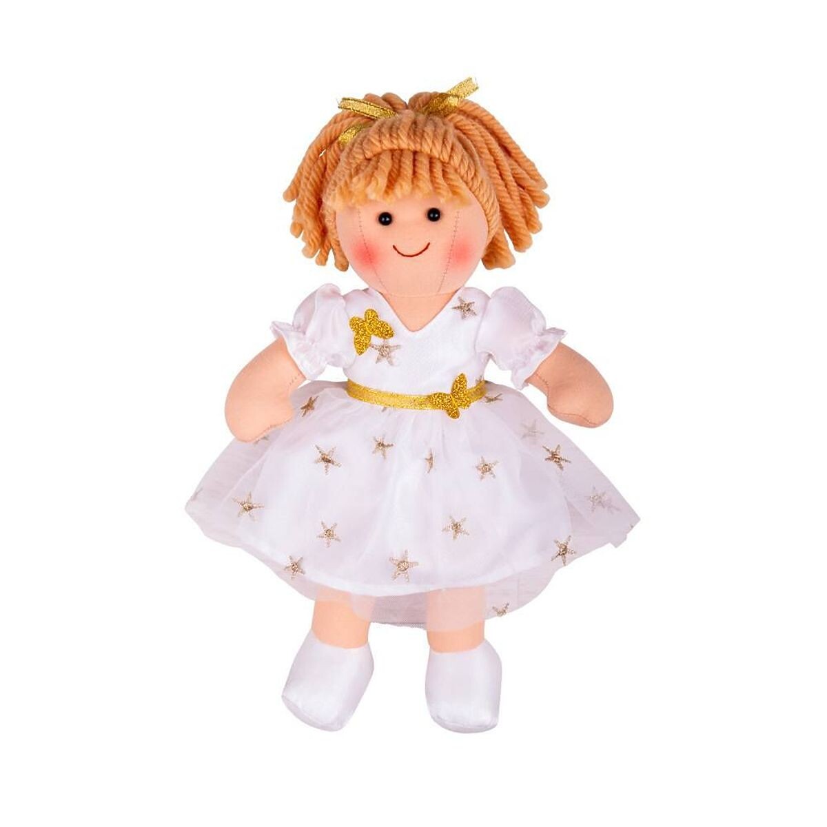 Bigjigs Toys Látková bábika Charlotte 28 cm