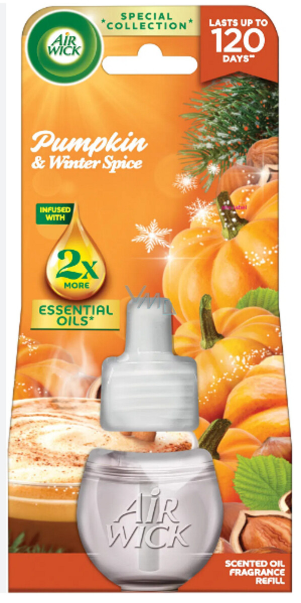 Air Wick Esential Oil  Pumpkin & Winter Spice  náplň 19ml