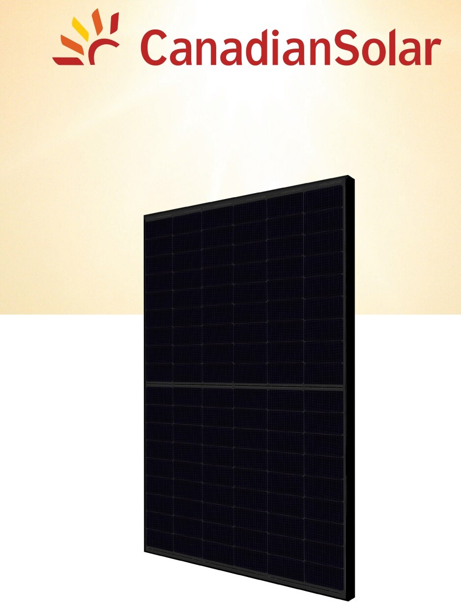 CanadianSolar Canadian Solar N-Type TOPHiKu6 445W Full Black 22,3% CS6.2-48TD-445 Množstvo: 35ks paleta