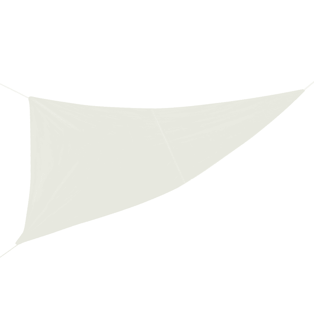 Záhradná tieniaca plachta, 3,6x3,6x3,6 m, béžová, LENDO TYP 2